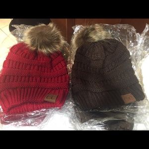 Beanies with Pom